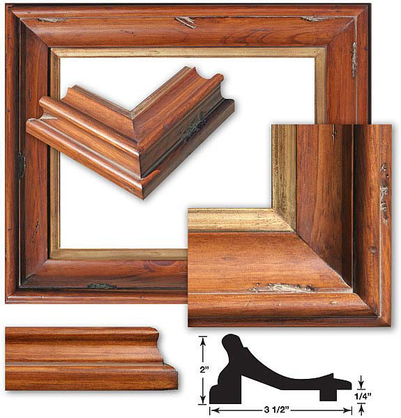 Remington distressed frame